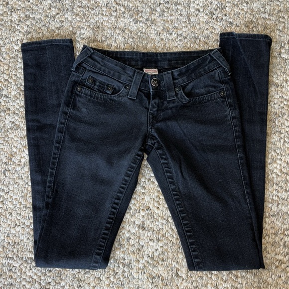 True Religion Denim - True Religion Women's Skinny Jeans - Black (Size 25)